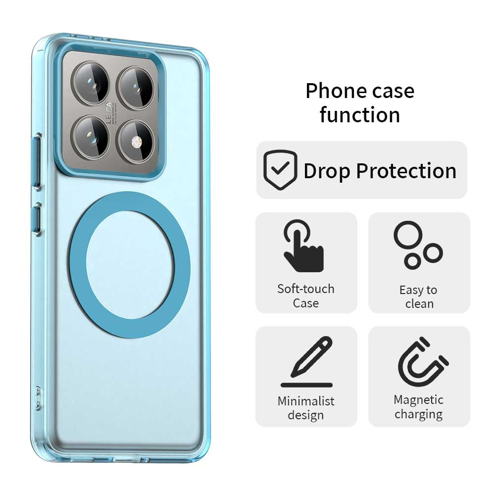 Xiaomi 14T Durable MagSafe Phone Case - Hybrid TPU & PC Design, Lightweight & Stylish, Candy Colour, Wireless Charging Friendly