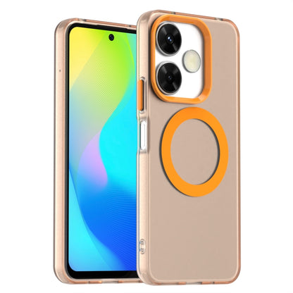 Xiaomi Poco M6 4G Durable MagSafe Phone Case - Hybrid TPU & PC Design, Lightweight & Stylish, Candy Colour, Wireless Charging Friendly