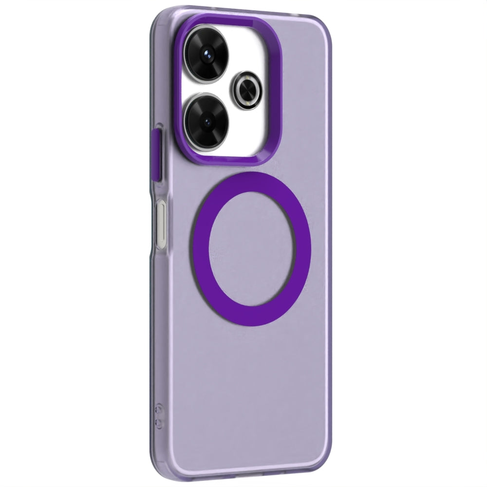 Xiaomi Poco M6 Plus Durable MagSafe Phone Case - Hybrid TPU & PC Design, Lightweight & Stylish, Candy Colour, Wireless Charging Friendly