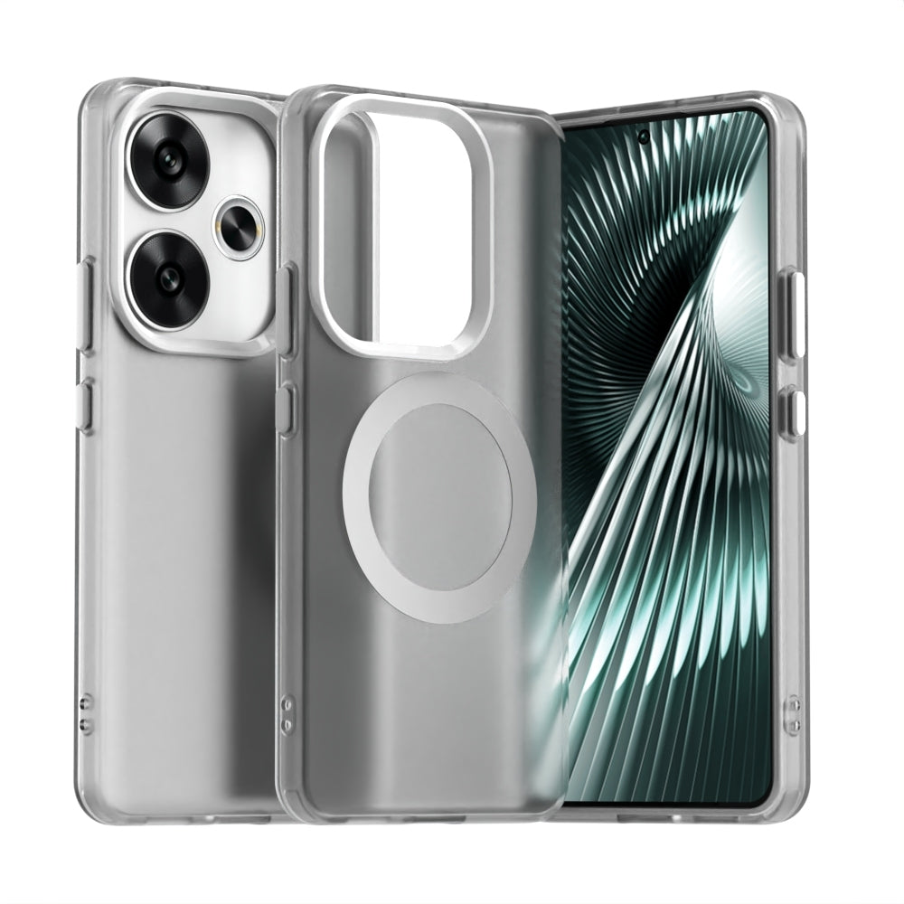 Xiaomi Poco F6 5G Durable MagSafe Phone Case - Hybrid TPU & PC Design, Lightweight & Stylish, Candy Colour, Wireless Charging Friendly