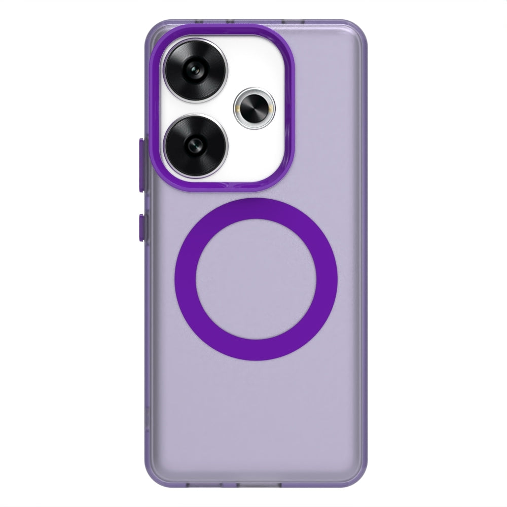 Xiaomi Poco F6 5G Durable MagSafe Phone Case - Hybrid TPU & PC Design, Lightweight & Stylish, Candy Colour, Wireless Charging Friendly