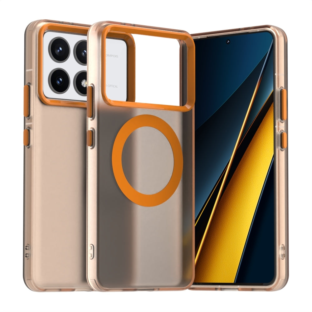 Xiaomi Poco F6 Pro Durable MagSafe Phone Case - Hybrid TPU & PC Design, Lightweight & Stylish, Candy Colour, Wireless Charging Friendly