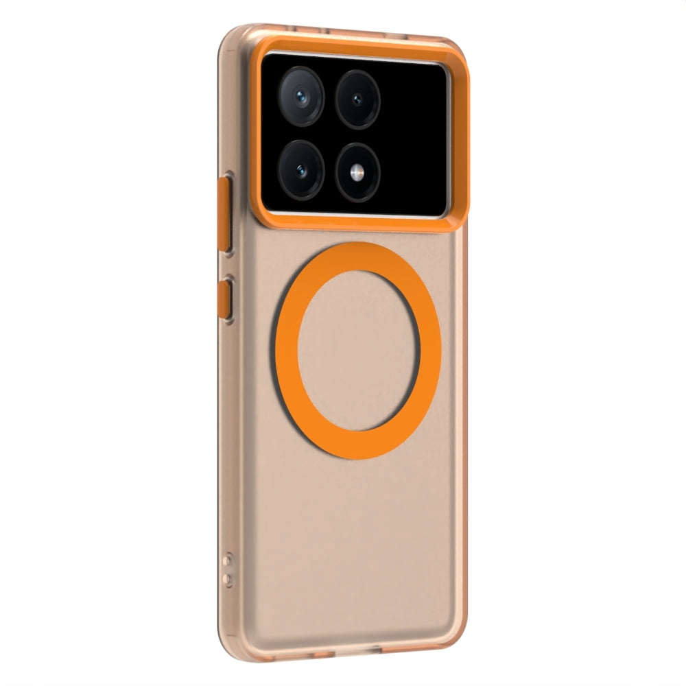 Xiaomi Poco X6 Pro 5G Durable MagSafe Phone Case - Hybrid TPU & PC Design, Lightweight & Stylish, Candy Colour, Wireless Charging Friendly