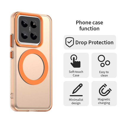 Xiaomi 14 Pro Durable MagSafe Phone Case - Hybrid TPU & PC Design, Lightweight & Stylish, Candy Colour, Wireless Charging Friendly