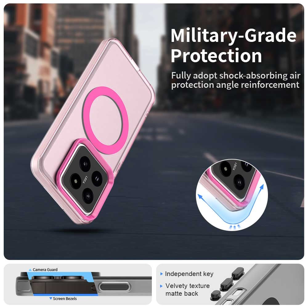 Xiaomi 14 Pro Durable MagSafe Phone Case - Hybrid TPU & PC Design, Lightweight & Stylish, Candy Colour, Wireless Charging Friendly