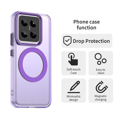 Xiaomi 14 Pro Durable MagSafe Phone Case - Hybrid TPU & PC Design, Lightweight & Stylish, Candy Colour, Wireless Charging Friendly
