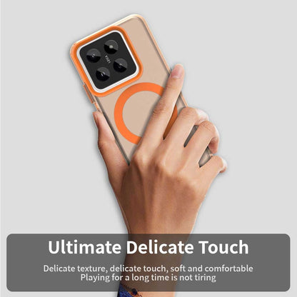 Xiaomi 14 Durable MagSafe Phone Case - Hybrid TPU & PC Design, Lightweight & Stylish, Candy Colour, Wireless Charging Friendly