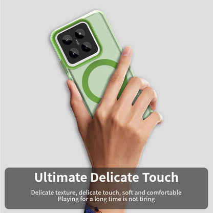 Xiaomi 14 Durable MagSafe Phone Case - Hybrid TPU & PC Design, Lightweight & Stylish, Candy Colour, Wireless Charging Friendly