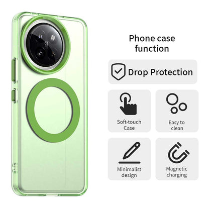 Xiaomi 14 Civi Durable MagSafe Phone Case - Hybrid TPU & PC Design, Lightweight & Stylish, Candy Colour, Wireless Charging Friendly
