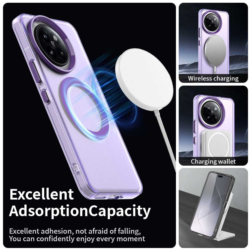 Xiaomi 14 Civi Durable MagSafe Phone Case - Hybrid TPU & PC Design, Lightweight & Stylish, Candy Colour, Wireless Charging Friendly