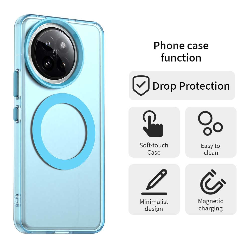 Xiaomi Civi 4 Pro Durable MagSafe Phone Case - Hybrid TPU & PC Design, Lightweight & Stylish, Candy Colour, Wireless Charging Friendly