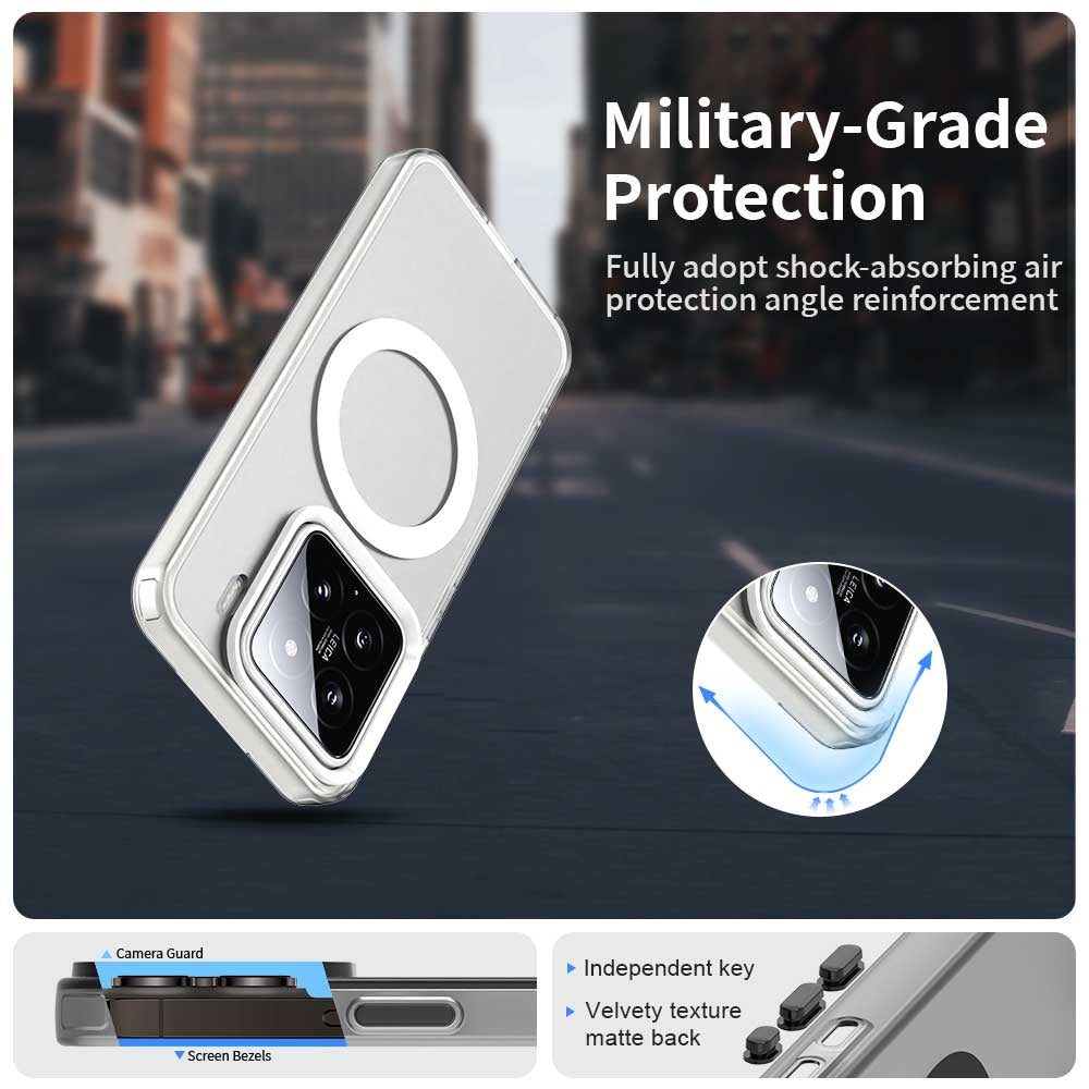 Xiaomi 15 Pro Durable MagSafe Phone Case - Hybrid TPU & PC Design, Lightweight & Stylish, Candy Colour, Wireless Charging Friendly