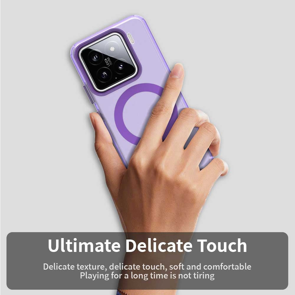 Xiaomi 15 Durable MagSafe Phone Case - Hybrid TPU & PC Design, Lightweight & Stylish, Candy Colour, Wireless Charging Friendly