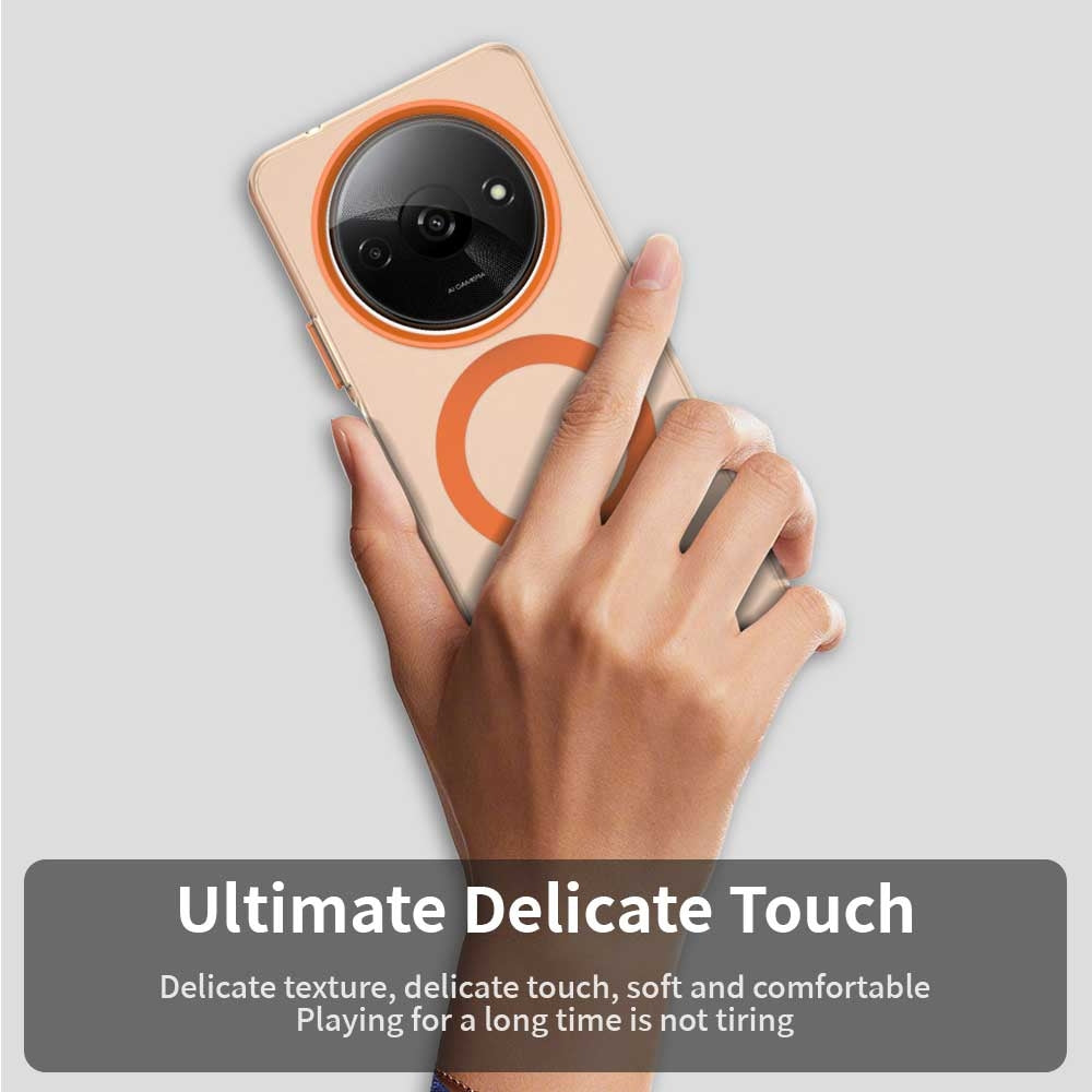 Xiaomi Poco C61 Durable MagSafe Phone Case - Hybrid TPU & PC Design, Lightweight & Stylish, Candy Colour, Wireless Charging Friendly