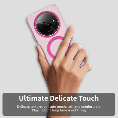 Xiaomi Poco C61 Durable MagSafe Phone Case - Hybrid TPU & PC Design, Lightweight & Stylish, Candy Colour, Wireless Charging Friendly