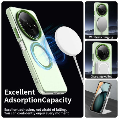 Xiaomi Poco C61 Durable MagSafe Phone Case - Hybrid TPU & PC Design, Lightweight & Stylish, Candy Colour, Wireless Charging Friendly