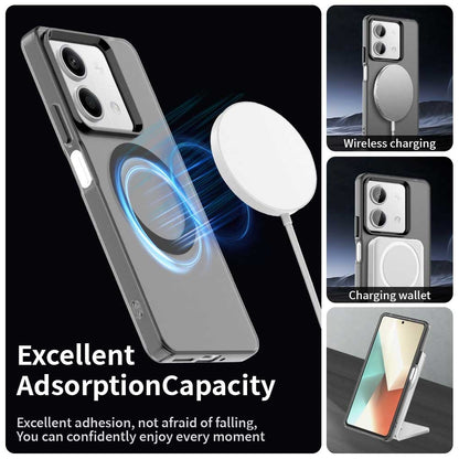 Xiaomi Poco X6 Neo 5G Durable MagSafe Phone Case - Hybrid TPU & PC Design, Lightweight & Stylish, Candy Colour, Wireless Charging Friendly