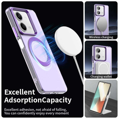 Xiaomi Poco X6 Neo 5G Durable MagSafe Phone Case - Hybrid TPU & PC Design, Lightweight & Stylish, Candy Colour, Wireless Charging Friendly