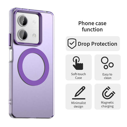 Xiaomi Poco X6 Neo 5G Durable MagSafe Phone Case - Hybrid TPU & PC Design, Lightweight & Stylish, Candy Colour, Wireless Charging Friendly