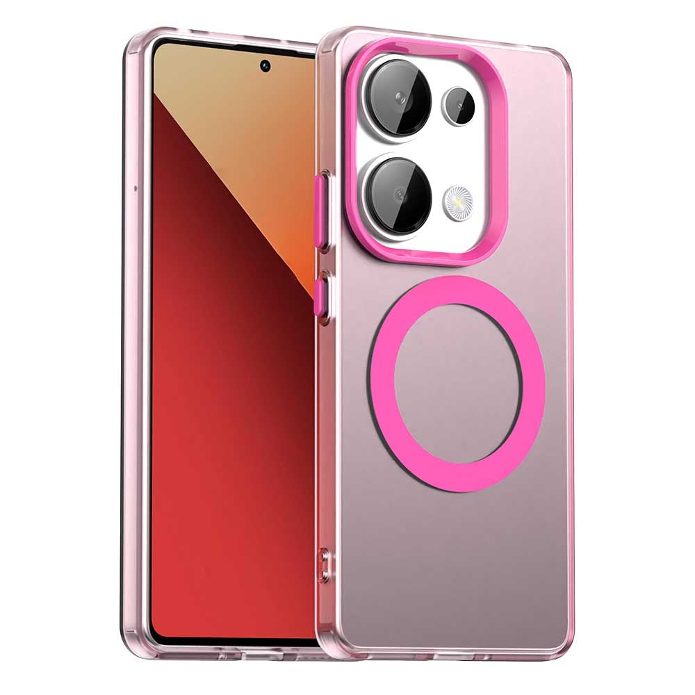 Xiaomi Poco M6 Pro 4G Durable MagSafe Phone Case - Hybrid TPU & PC Design, Lightweight & Stylish, Candy Colour, Wireless Charging Friendly