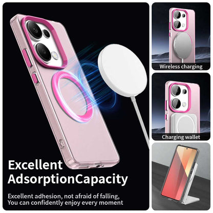 Xiaomi Poco M6 Pro 4G Durable MagSafe Phone Case - Hybrid TPU & PC Design, Lightweight & Stylish, Candy Colour, Wireless Charging Friendly