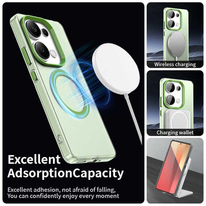 Xiaomi Poco M6 Pro 4G Durable MagSafe Phone Case - Hybrid TPU & PC Design, Lightweight & Stylish, Candy Colour, Wireless Charging Friendly