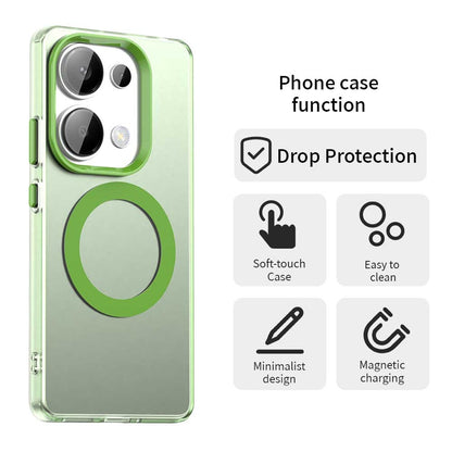 Xiaomi Poco M6 Pro 4G Durable MagSafe Phone Case - Hybrid TPU & PC Design, Lightweight & Stylish, Candy Colour, Wireless Charging Friendly