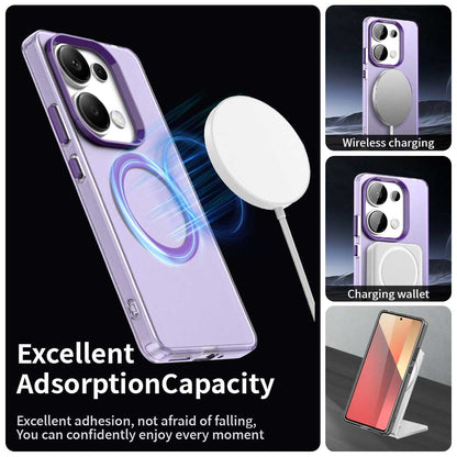 Xiaomi Poco M6 Pro 4G Durable MagSafe Phone Case - Hybrid TPU & PC Design, Lightweight & Stylish, Candy Colour, Wireless Charging Friendly
