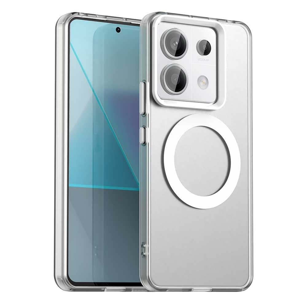 Xiaomi Poco X6 5G Durable MagSafe Phone Case - Hybrid TPU & PC Design, Lightweight & Stylish, Candy Colour, Wireless Charging Friendly