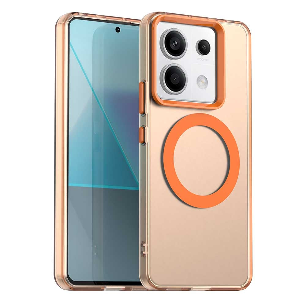 Xiaomi Poco X6 5G Durable MagSafe Phone Case - Hybrid TPU & PC Design, Lightweight & Stylish, Candy Colour, Wireless Charging Friendly