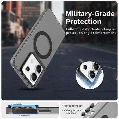 Xiaomi Poco X6 5G Durable MagSafe Phone Case - Hybrid TPU & PC Design, Lightweight & Stylish, Candy Colour, Wireless Charging Friendly