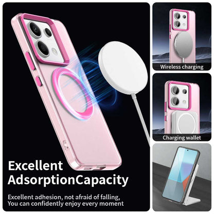Xiaomi Poco X6 5G Durable MagSafe Phone Case - Hybrid TPU & PC Design, Lightweight & Stylish, Candy Colour, Wireless Charging Friendly