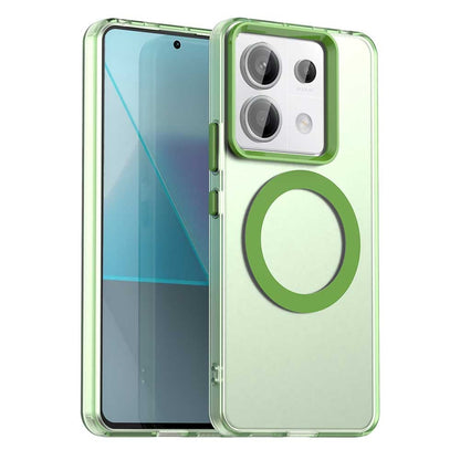 Xiaomi Poco X6 5G Durable MagSafe Phone Case - Hybrid TPU & PC Design, Lightweight & Stylish, Candy Colour, Wireless Charging Friendly