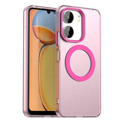 Xiaomi Poco C65 Durable MagSafe Phone Case - Hybrid TPU & PC Design, Lightweight & Stylish, Candy Colour, Wireless Charging Friendly