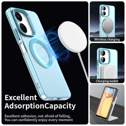 Xiaomi Poco C65 Durable MagSafe Phone Case - Hybrid TPU & PC Design, Lightweight & Stylish, Candy Colour, Wireless Charging Friendly