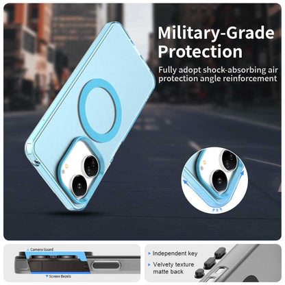 Xiaomi Poco M6 5G Durable MagSafe Phone Case - Hybrid TPU & PC Design, Lightweight & Stylish, Candy Colour, Wireless Charging Friendly