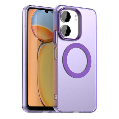 Xiaomi Poco M6 5G Durable MagSafe Phone Case - Hybrid TPU & PC Design, Lightweight & Stylish, Candy Colour, Wireless Charging Friendly