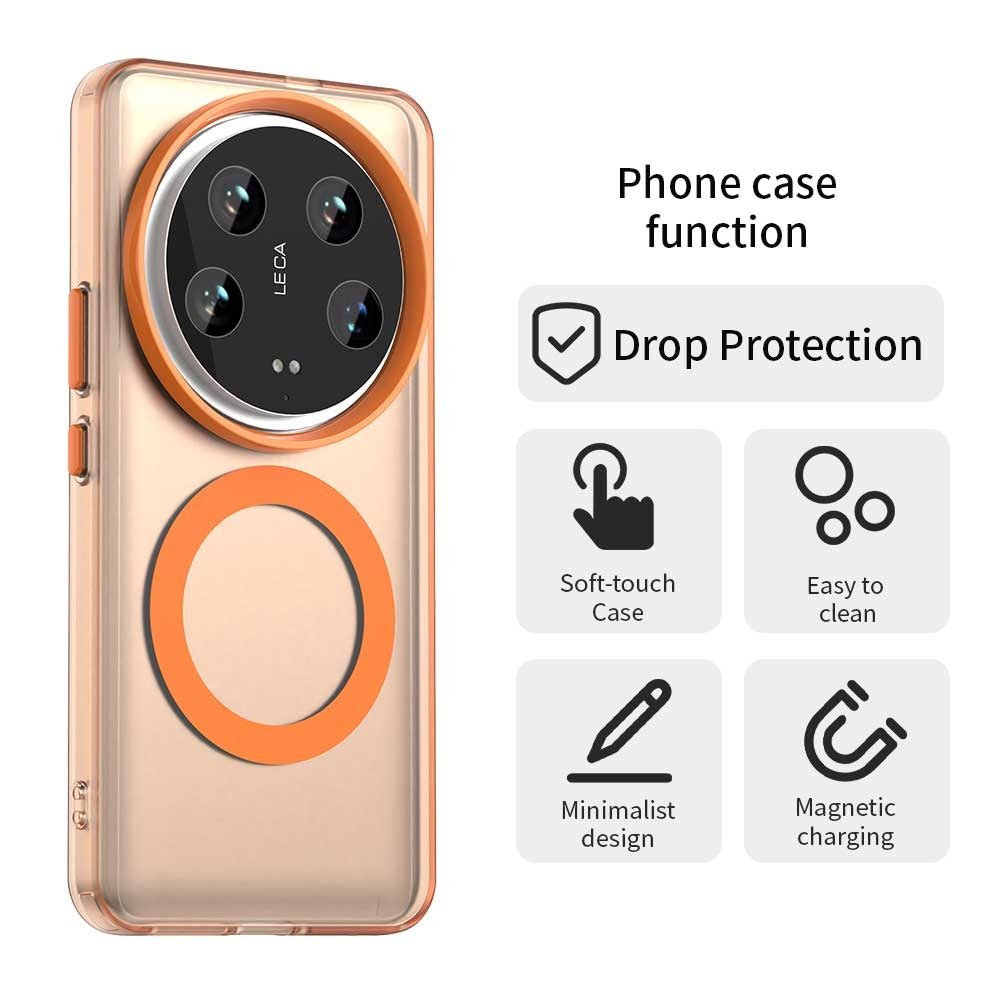 Xiaomi 14 Ultra Durable MagSafe Phone Case - Hybrid TPU & PC Design, Lightweight & Stylish, Candy Colour, Wireless Charging Friendly
