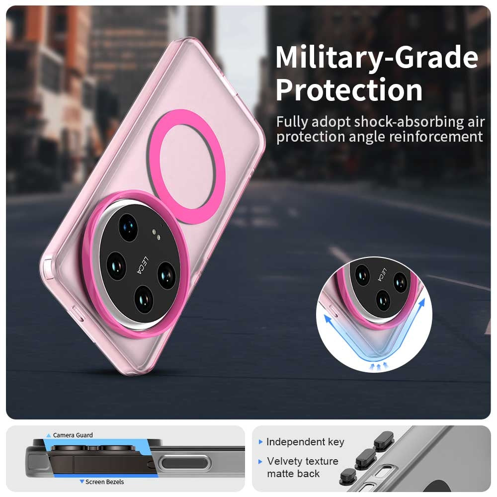 Xiaomi 14 Ultra Durable MagSafe Phone Case - Hybrid TPU & PC Design, Lightweight & Stylish, Candy Colour, Wireless Charging Friendly