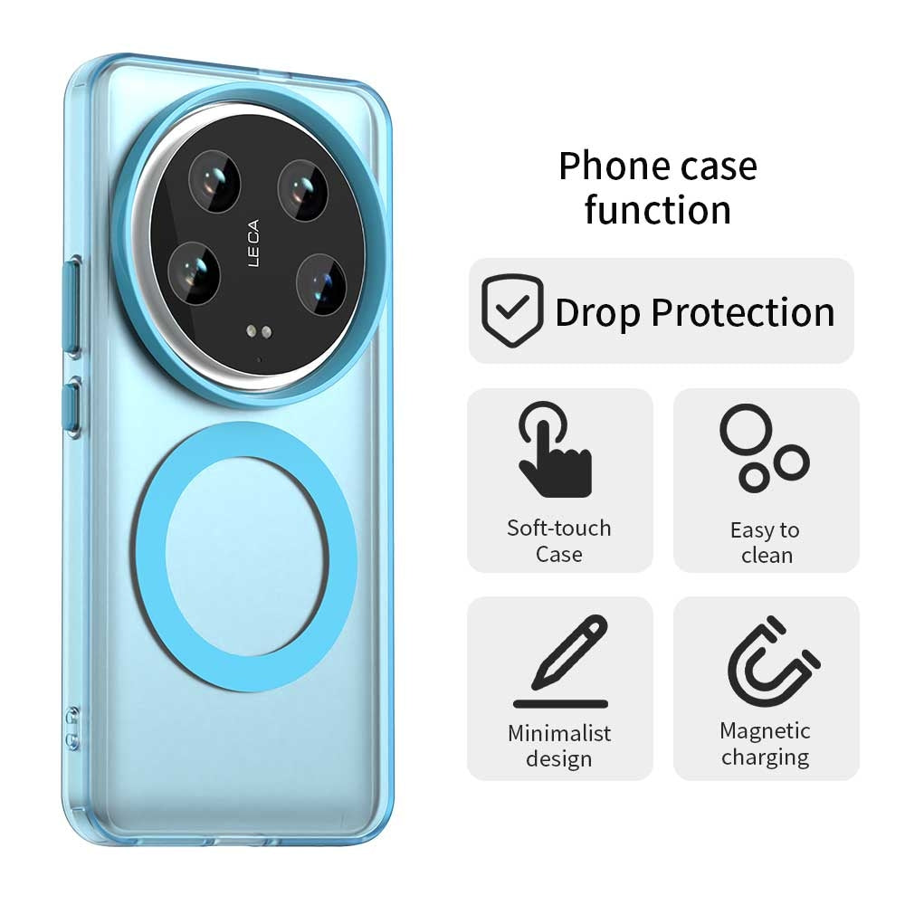 Xiaomi 14 Ultra Durable MagSafe Phone Case - Hybrid TPU & PC Design, Lightweight & Stylish, Candy Colour, Wireless Charging Friendly
