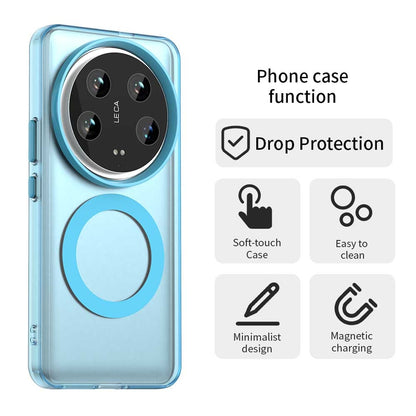 Xiaomi 14 Ultra Durable MagSafe Phone Case - Hybrid TPU & PC Design, Lightweight & Stylish, Candy Colour, Wireless Charging Friendly