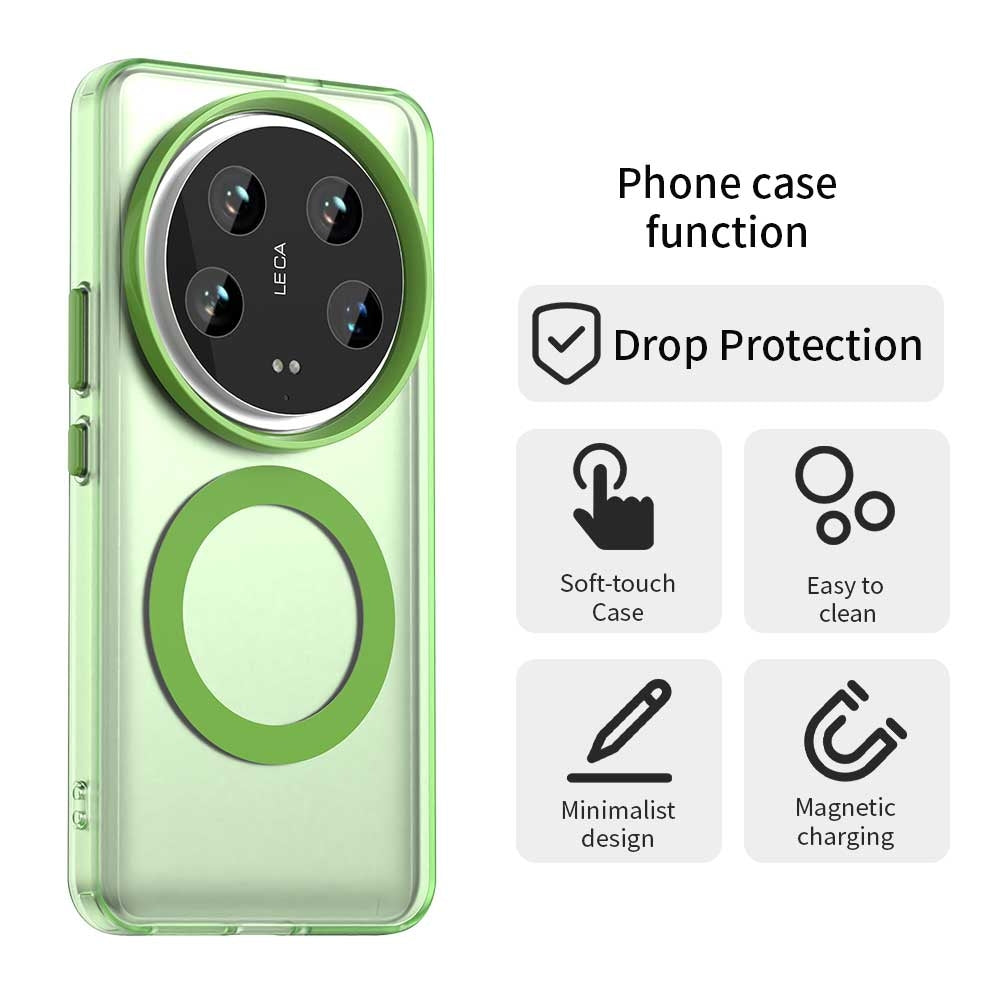 Xiaomi 14 Ultra Durable MagSafe Phone Case - Hybrid TPU & PC Design, Lightweight & Stylish, Candy Colour, Wireless Charging Friendly