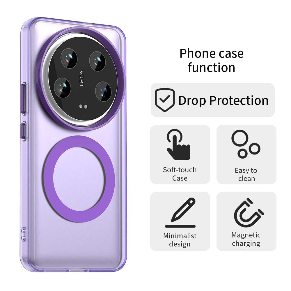 Xiaomi 14 Ultra Durable MagSafe Phone Case - Hybrid TPU & PC Design, Lightweight & Stylish, Candy Colour, Wireless Charging Friendly