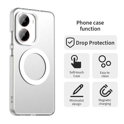 Xiaomi Poco X7 Pro Durable MagSafe Phone Case - Hybrid TPU & PC Design, Lightweight & Stylish, Candy Colour, Wireless Charging Friendly