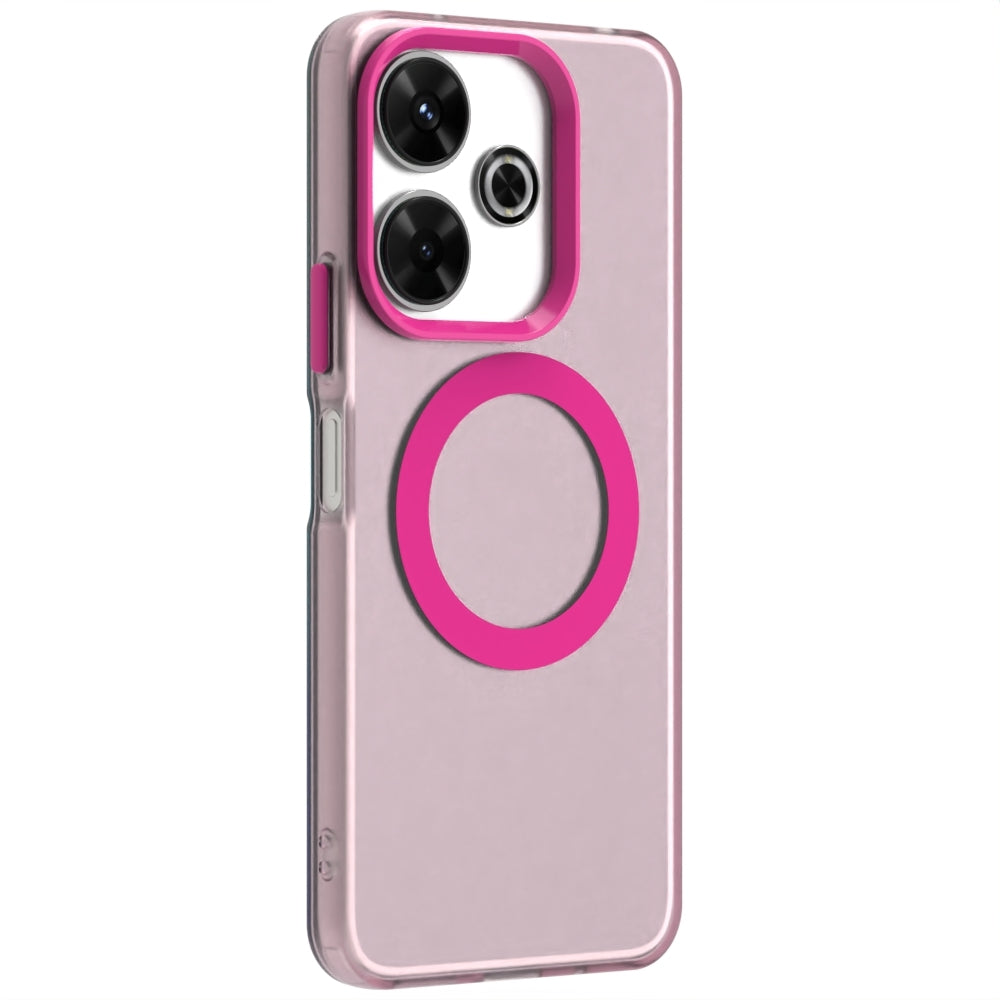 Redmi 13 4G Durable MagSafe Phone Case - Hybrid TPU & PC Design, Lightweight & Stylish, Candy Colour, Wireless Charging Friendly