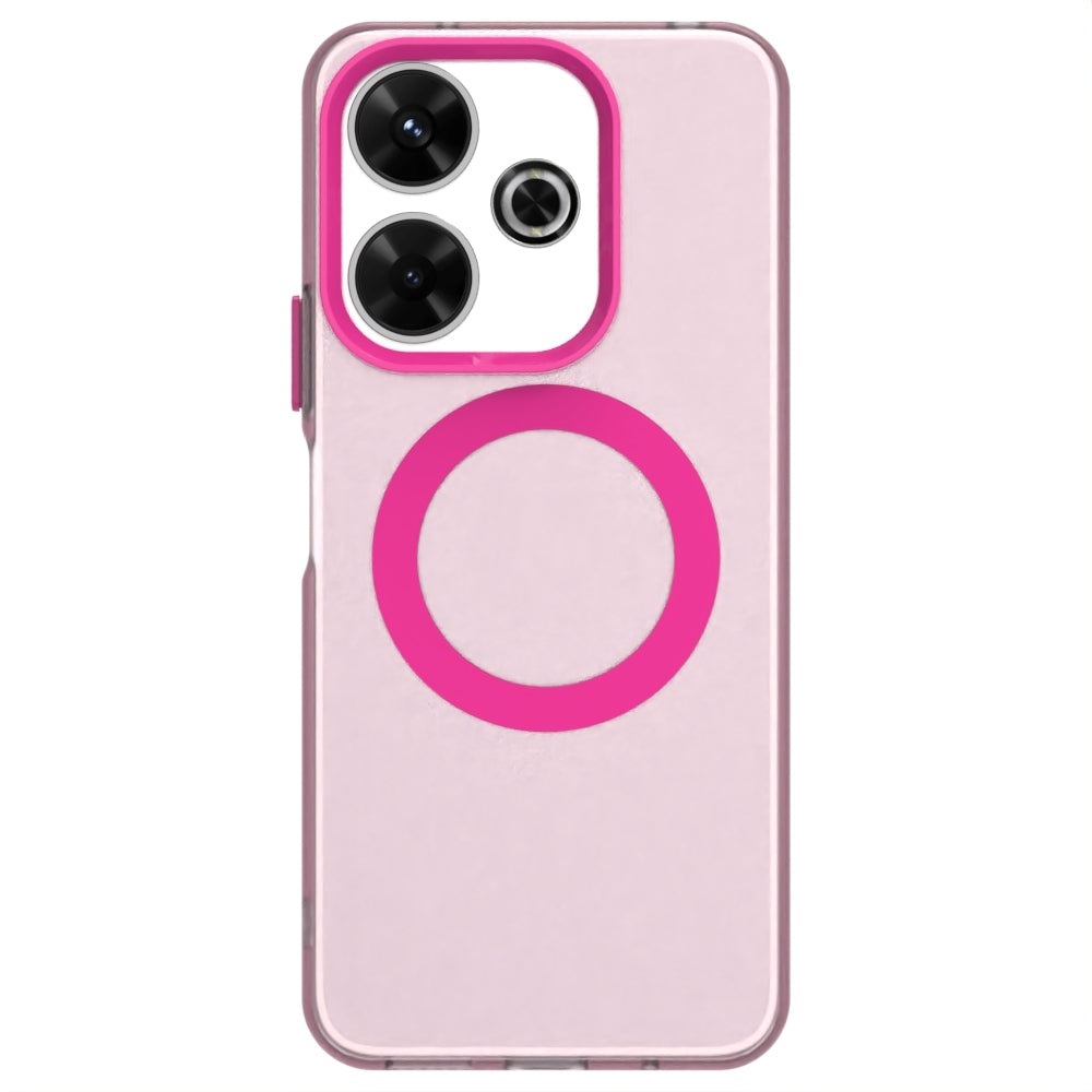 Redmi Note 13R Durable MagSafe Phone Case - Hybrid TPU & PC Design, Lightweight & Stylish, Candy Colour, Wireless Charging Friendly