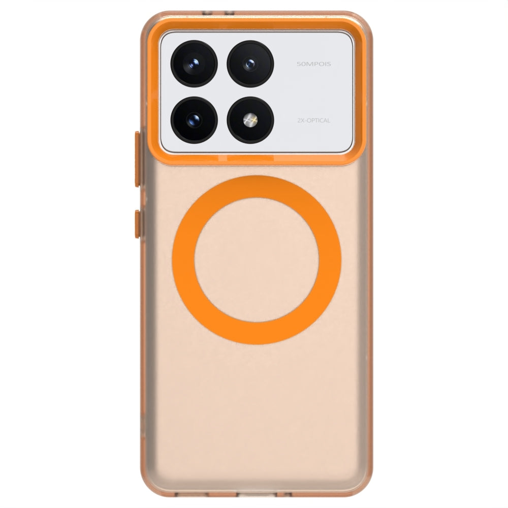 Redmi K70 Durable MagSafe Phone Case - Hybrid TPU & PC Design, Lightweight & Stylish, Candy Colour, Wireless Charging Friendly