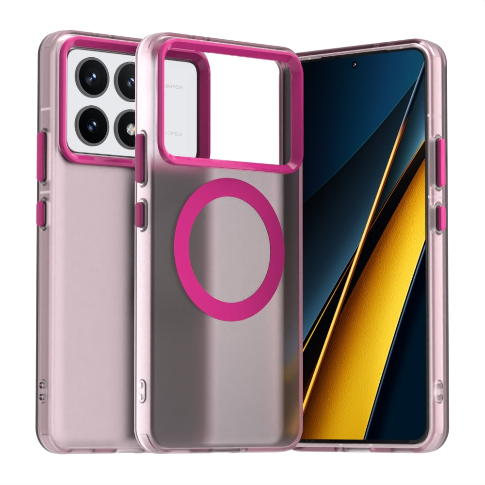 Redmi K70 Durable MagSafe Phone Case - Hybrid TPU & PC Design, Lightweight & Stylish, Candy Colour, Wireless Charging Friendly