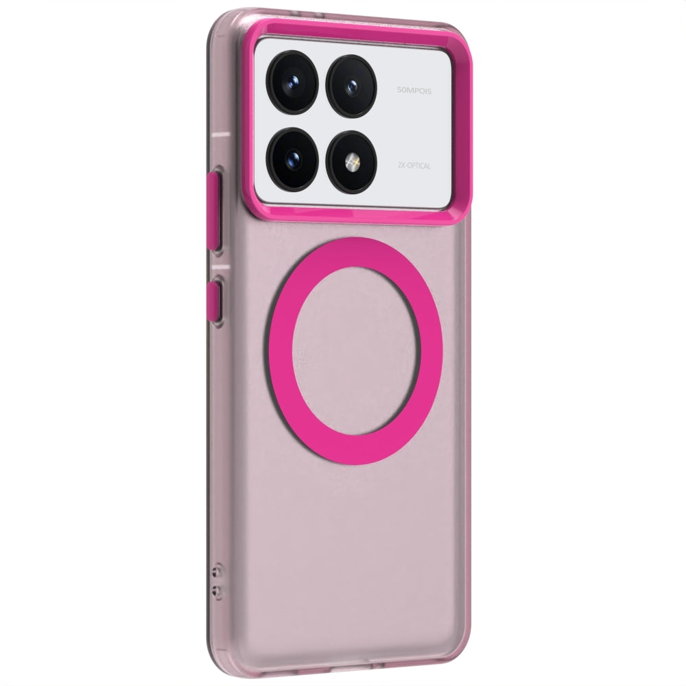 Redmi K70 Durable MagSafe Phone Case - Hybrid TPU & PC Design, Lightweight & Stylish, Candy Colour, Wireless Charging Friendly