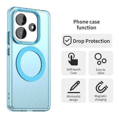 Redmi Note 14 5G Durable MagSafe Phone Case - Hybrid TPU & PC Design, Lightweight & Stylish, Candy Colour, Wireless Charging Friendly